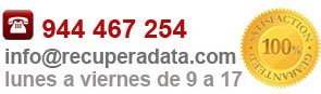 Contactar RecuperaData | Teléfono RecuperaData 944 467 254