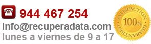 Contactar RecuperaData | Telfono RecuperaData 944 467 254