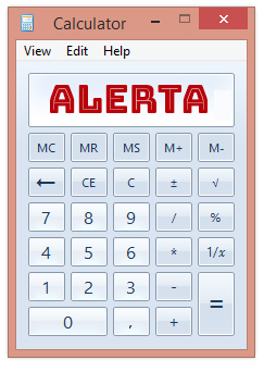 Calculadora Windows malware