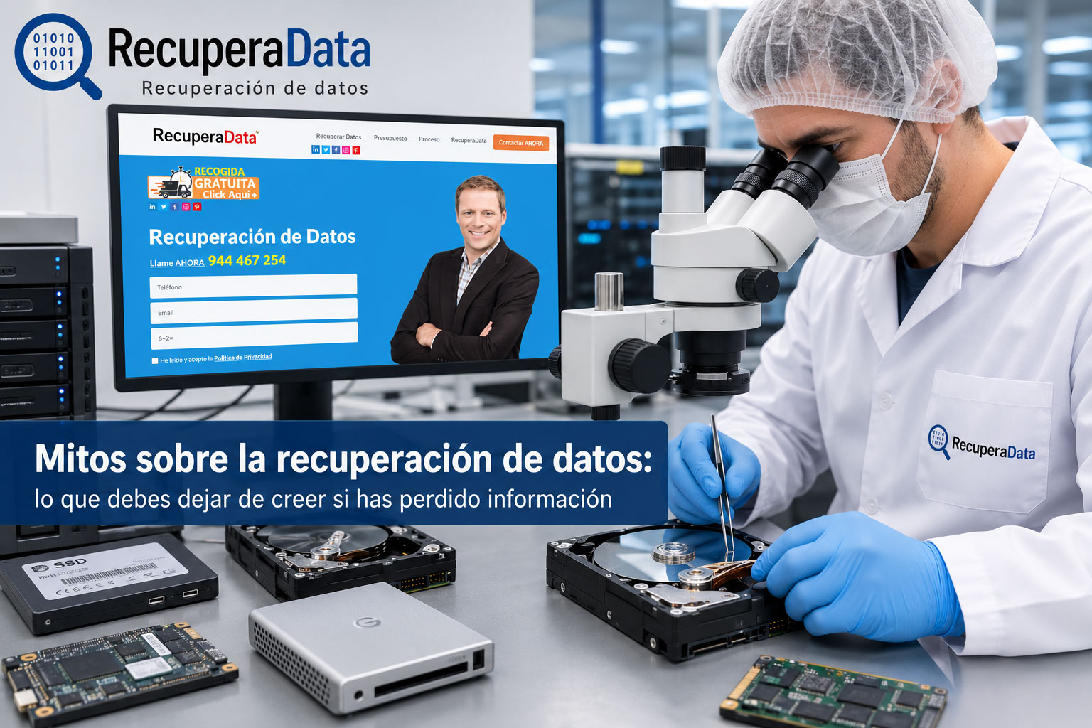 Mitos sobre la recuperación de datos